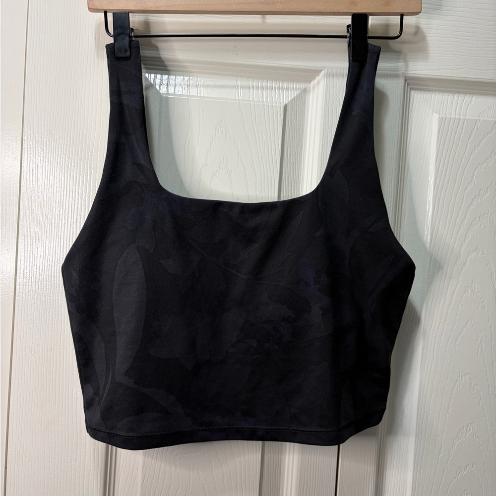 black sports bra with built in bra, Size L